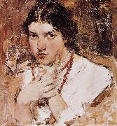 Nikolay Fechin The Girl oil painting reproduction